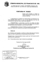 Portaria Nº 019/2023